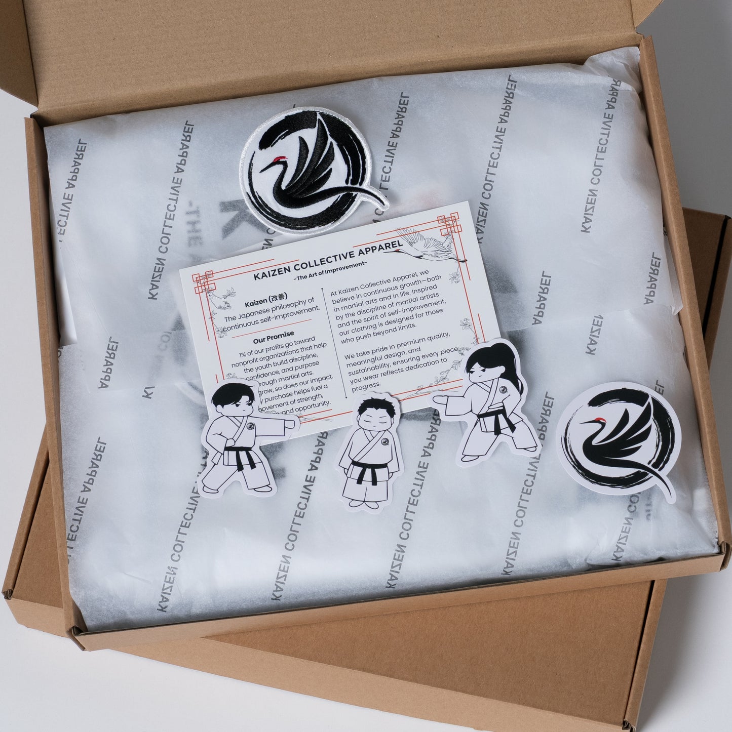 Kaizen Collective Apparel Bow Sticker