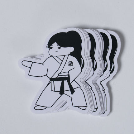 Kaizen Collective Apparel Sticker  Backhand Knifehand