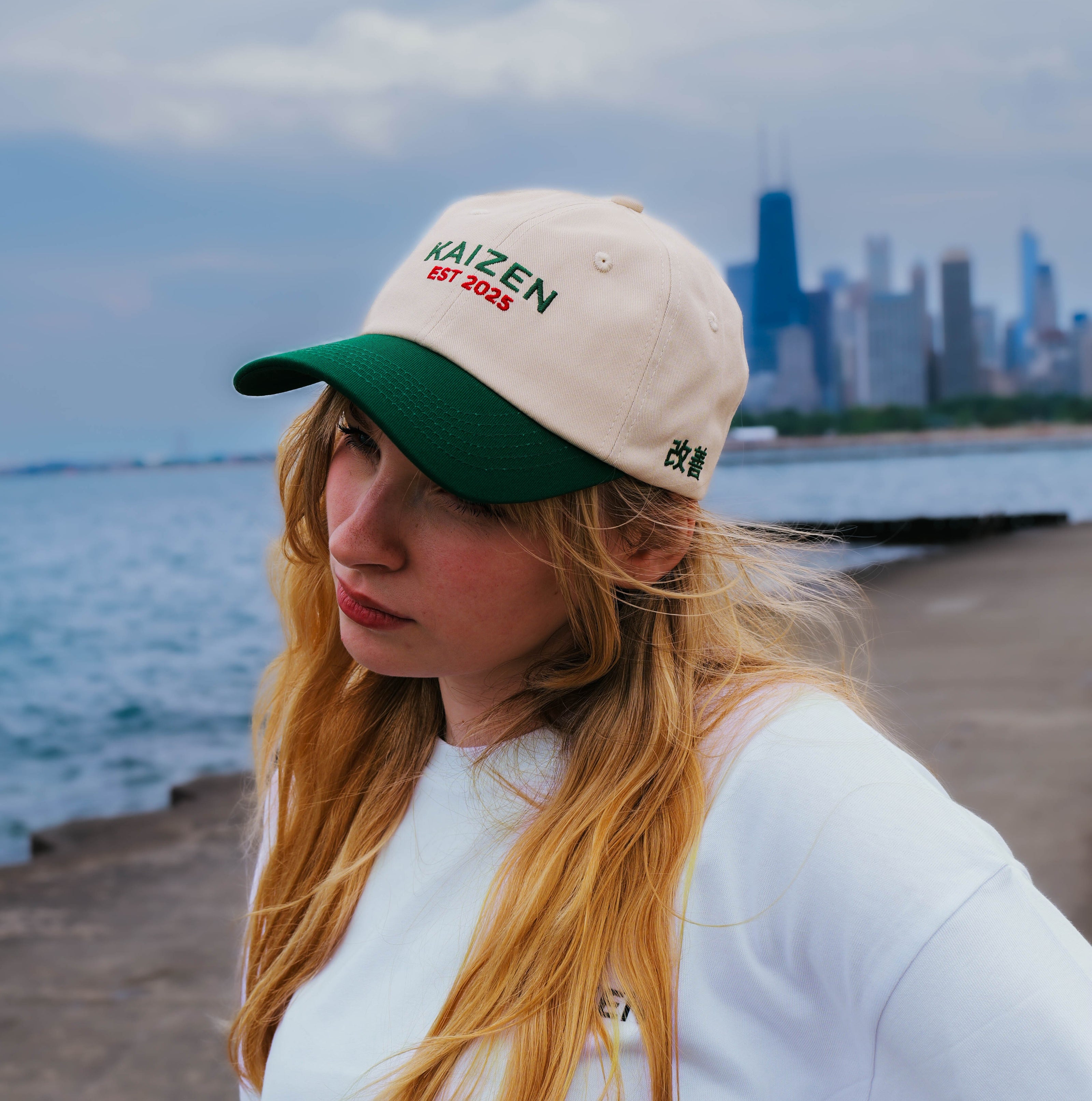 Kaizen Classic Embroidered Cap (Green)