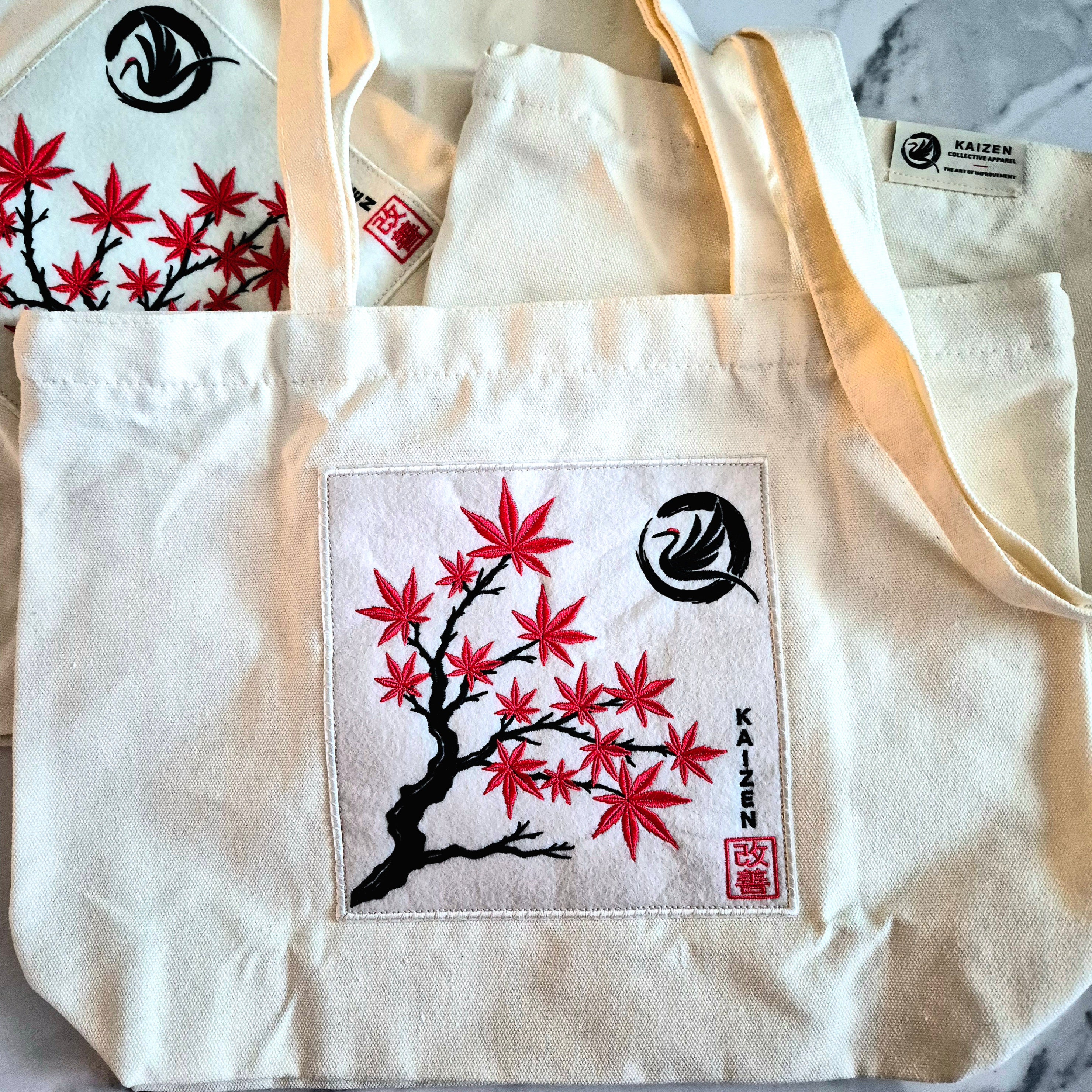 Kaizen Classic Embroidered Tote Bag