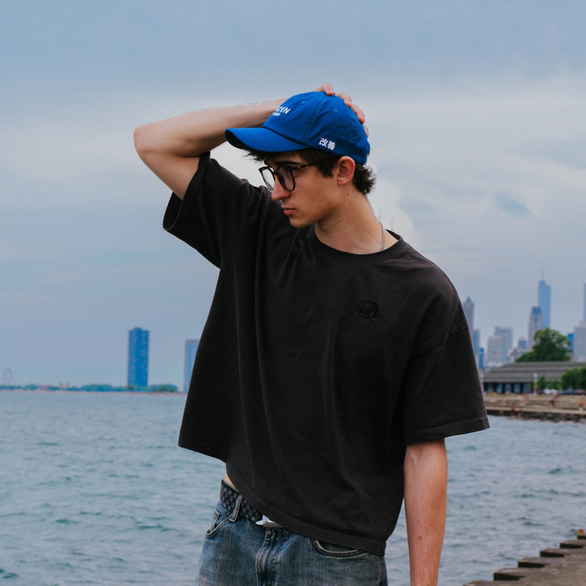 Kaizen Classic Embroidered Cap (Blue)