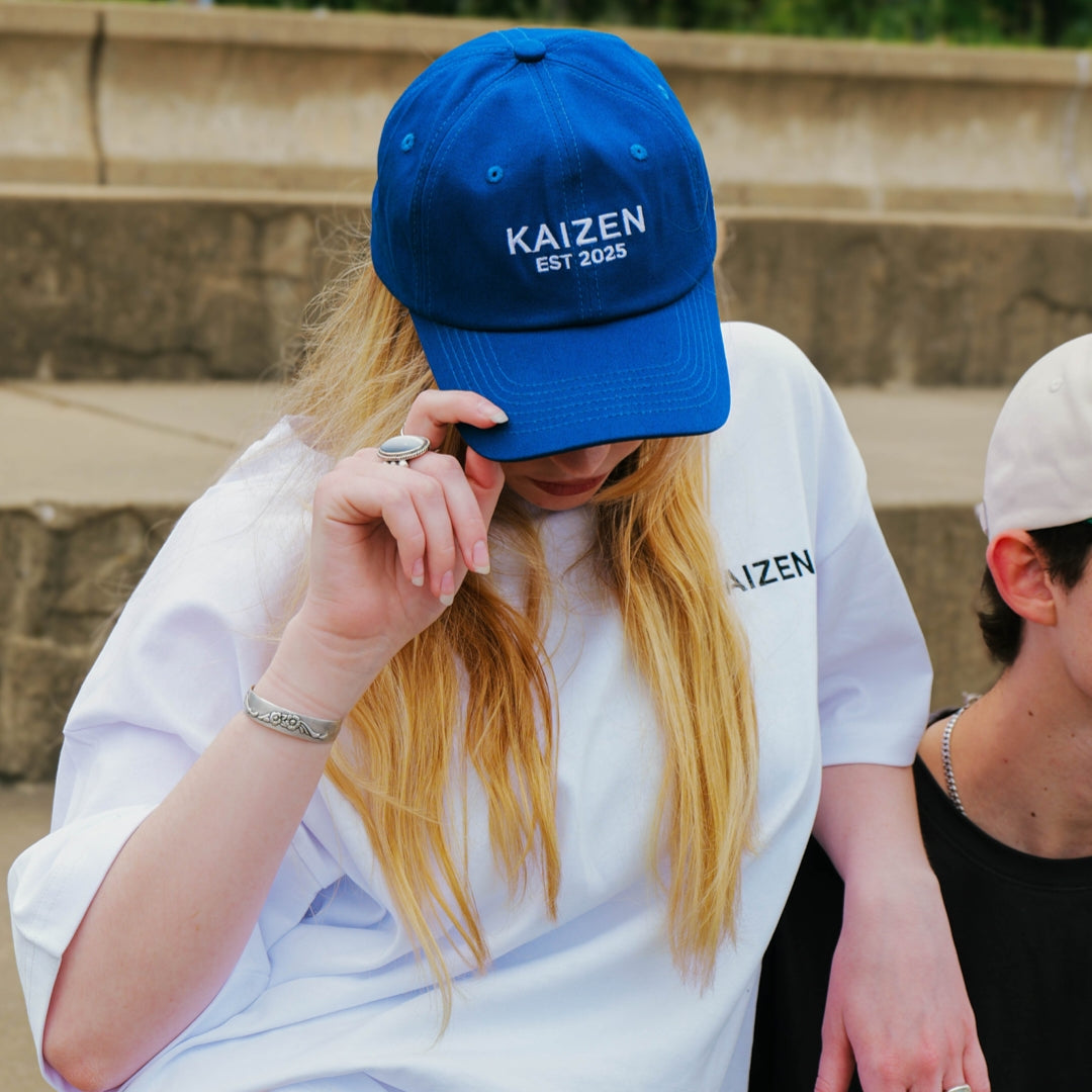 Kaizen Classic Embroidered Cap (Blue)