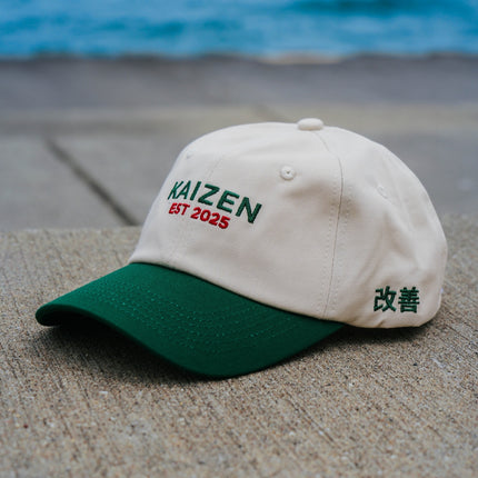 Kaizen Classic Embroidered Cap (Green)
