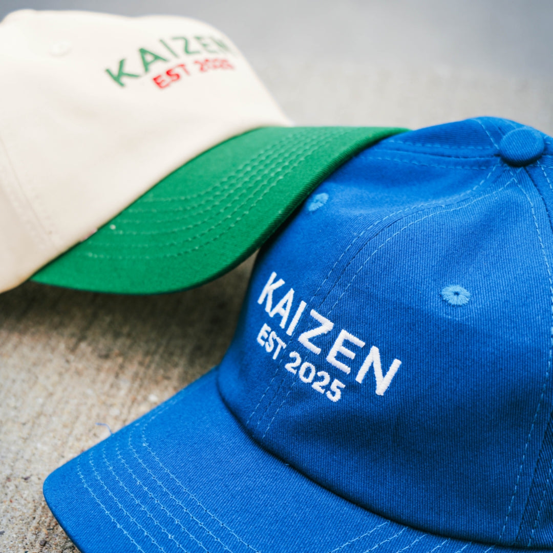 Kaizen Classic Embroidered Cap (Blue)